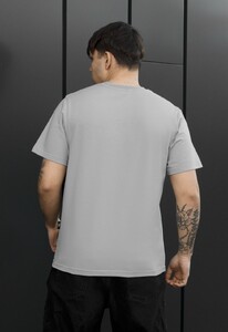 Фото - Мужская стильная футболка Staff ma light gray - Men box