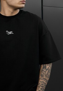 Фото - Чоловіча футболка з подовженими рукавами Staff black logo oversize premium - Men box