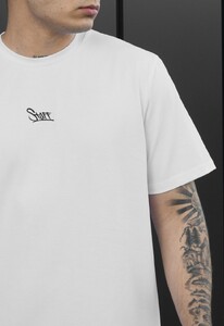 Фото - Мужская футболка классического кроя Staff white logo - Men box