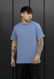 Фото - Мужская базовая футболка Staff sa blue - Men box