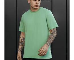 Фото - Мужская футболка классического кроя Staff sa green - Men box