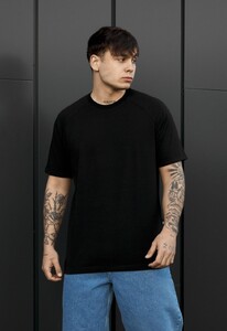 Фото - Мужская футболка с подкатами на рукавах Staff black - Men box