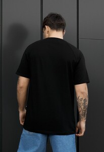 Фото - Мужская футболка с подкатами на рукавах Staff black - Men box