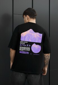 Фото - Чоловіча якісна футболка Staff mountain oversize - Men box