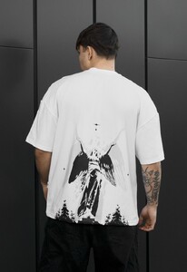 Фото - Мужская футболка с эфектним принтом Staff monument oversize - Men box