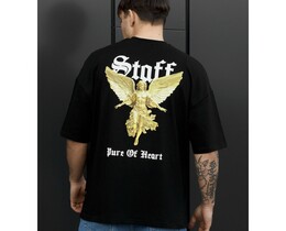 Фото - Чоловіча якісна футболка Staff pure of heart oversize - Men box