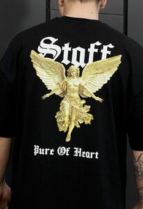 Фото - Мужская качественная футболка Staff pure of heart oversize - Men box