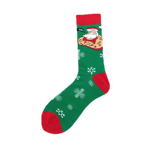 Фото - Шкарпетки Friendly Socks з новорічним принтом. Колір: зелений - Men box