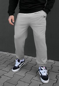 Фото - Чоловічі спортивні штани з бавовни Staff al logo light gray - Men box