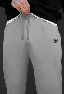 Фото - Чоловічі спортивні штани з бавовни Staff al logo light gray - Men box