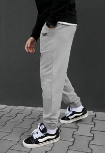 Фото - Чоловічі спортивні штани з бавовни Staff al logo light gray - Men box