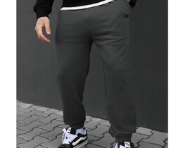 Фото - Чоловічі спортивні штани з бавовни Staff al logo dark gray - Men box