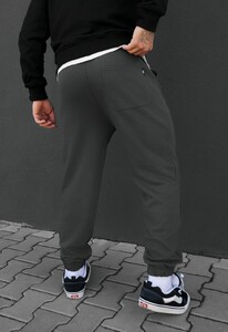 Фото - Мужские спортивные штаны из хлопка Staff al logo dark gray - Men box