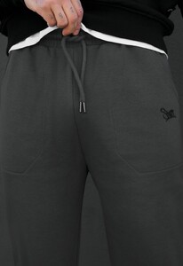 Фото - Мужские спортивные штаны из хлопка Staff al logo dark gray - Men box