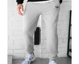 Фото - Чоловічі спортивні штани з якісної бавовни Staff ho logo gray melange - Men box