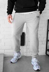 Фото - Чоловічі спортивні штани з якісної бавовни Staff ho logo gray melange - Men box