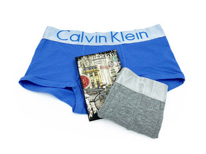 Фото - Набор мужских трусов Calvin Klein Steel (Casual, 2 шт.) - Men box