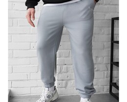 Фото - Чоловічі зручні спортивні штани Staff fad logo light gray - Men box