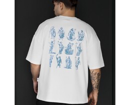 Фото - Чоловіча якісна футболка Staff Gods oversize - Men box