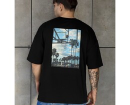 Фото - Чоловіча якісна футболка Staff basket oversize - Men box