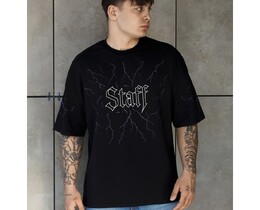 Фото - Чоловіча якісна футболка Staff logo 2 oversize - Men box