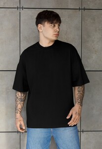 Фото - Чоловіча якісна футболка Staff red flowers oversize - Men box