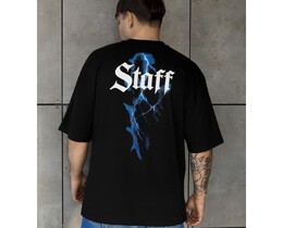 Фото - Чоловіча якісна футболка Staff logo oversize - Men box