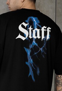 Фото - Мужская качественная футболка Staff logo oversize - Men box
