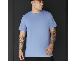 Фото - Чоловіча зручна бавовняна футболка Staff pi light blue - Men box