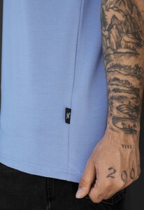 Фото - Мужская удобная хлопковая футболка Staff pi light blue - Men box