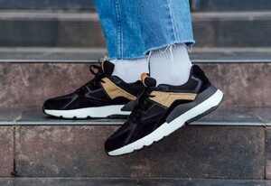 Фото - Мужские кроссовки с хорошей амортизацией Staff black & beige - Men box