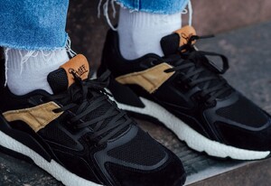 Фото - Мужские кроссовки с хорошей амортизацией Staff black & beige - Men box