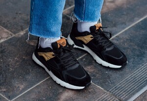 Фото - Мужские кроссовки с хорошей амортизацией Staff black & beige - Men box