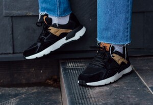 Фото - Мужские кроссовки с хорошей амортизацией Staff black & beige - Men box