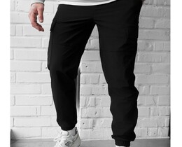 Фото - Мужские легкие штаны Staff cargo hi black - Men box