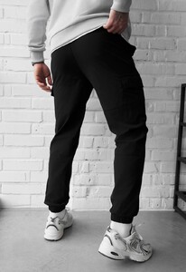 Фото - Мужские легкие штаны Staff cargo hi black - Men box
