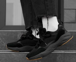 Фото - Чоловічі молодіжні кросівки Staff black - Men box