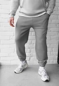 Фото - Чоловічі спортивні штани з бавовни Staff al logo gray - Men box