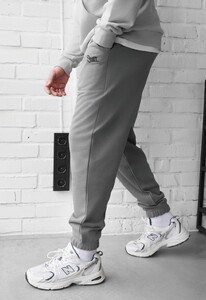 Фото - Чоловічі спортивні штани з бавовни Staff al logo gray - Men box