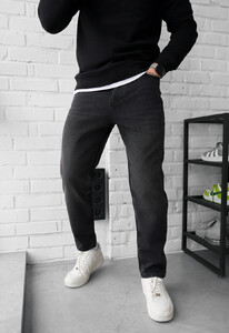 Фото - Мужские джинсы свободного кроя Staff 2 dark gray regular - Men box