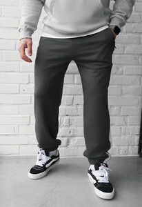 Фото - Мужские спортивные штаны с нашивками-лампасами Staff un dark gray lampas - Men box