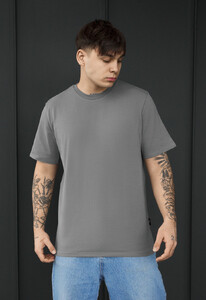 Фото - Мужская однотонная футболка классического кроя Staff sa gray - Men box