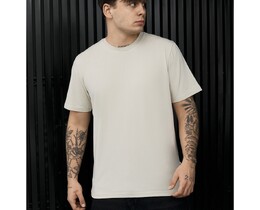 Фото - Чоловіча футболка класичного крою Staff sa light beige - Men box