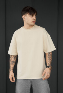 Фото - Мужская футболка с удлиненными рукавами Staff milk oversize premium - Men box