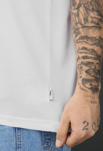 Фото - Мужская однотонная футболка с качественного хлопка Staff white - Men box