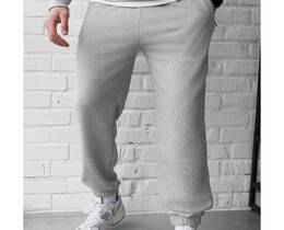 Фото - Чоловічі стильні спортивні штани Staff dexo gray melange - Men box