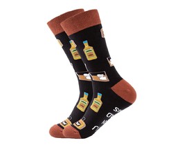 Фото - Носки демисезонные от Friendly Socks черного цвета "Виски" - Men box
