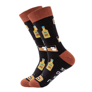 Фото - Носки демисезонные от Friendly Socks черного цвета "Виски" - Men box