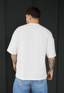 Фото - Мужская качественная футболка Staff moto oversize - Men box