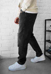Фото - Мужские джинсы свободного кроя Staff 0941 dark gray regular - Men box